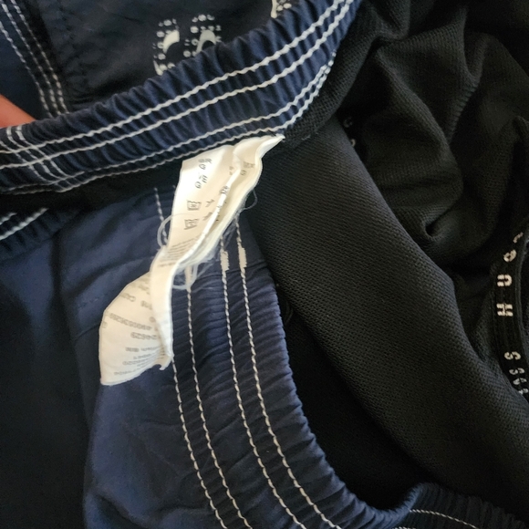 Hugo Boss Shorts Adult Large Navy Killifish Swim Trunks Board Lined Logo Mens L - Picture 8 of 8